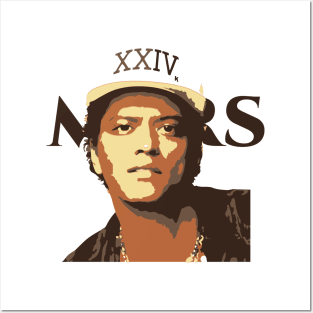 Bruno Mars Tribute - Bruno Michael Jackson Prince Kendrick Lamar Sza Ed Sheeran Music Lauryn Hill Anderson Paak Posters and Art